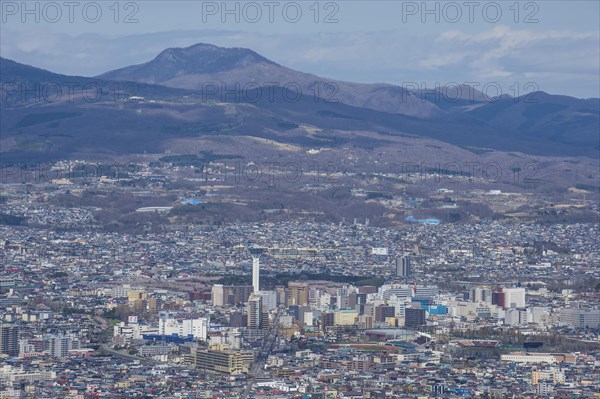 Outlook over Hakodate from Mount Hakodate