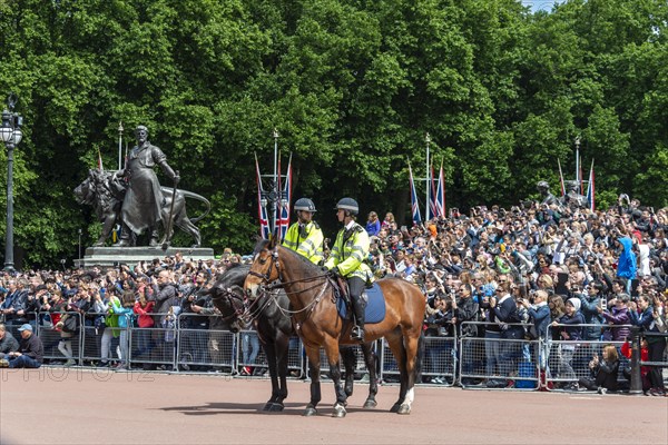 Two policemen on horseback