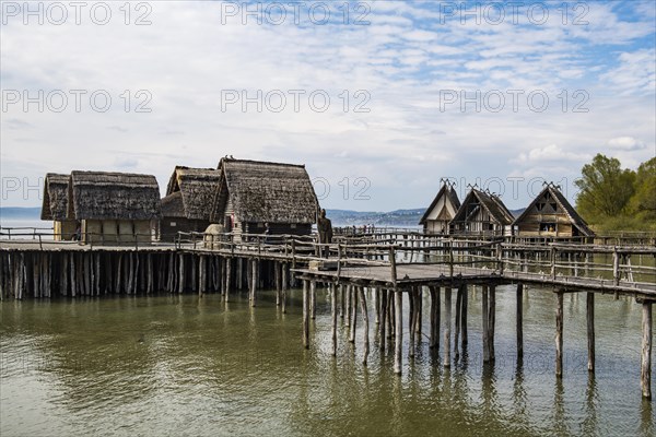 Unesco world heritage site the archeological open-air museum Stilt houses