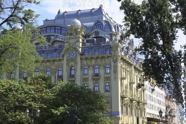 Former Art Nouveau Hotel Bolshaya Mosckovskaya on Deribasovskaya Street