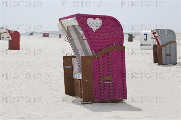 Beach chairs at the beach