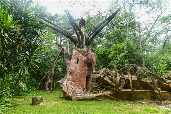 Voodoo scultpures in the Unesco site Osun-Osogbo Sacred Grove