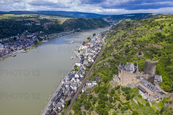 Castle Katz overlooking the Rhine and St. Goar