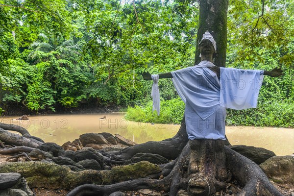 Voodoo scultpures in the Unesco site Osun-Osogbo Sacred Grove