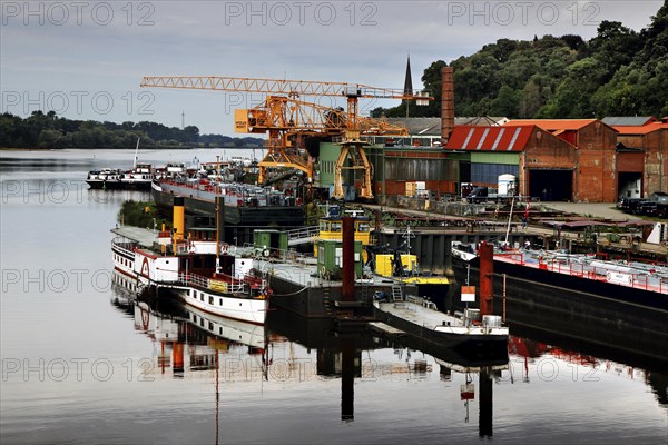 Shipyard in the Lower Town of Lauenburg