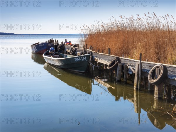 Small fishing port on the Peenestrom