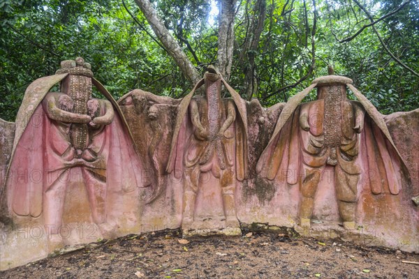 Voodoo scultpures in the Unesco site Osun-Osogbo Sacred Grove