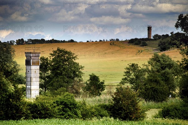 Observation towers of the GDR border troops