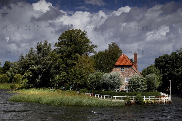 Mouth of the Wakenitz into the Ratzeburger See