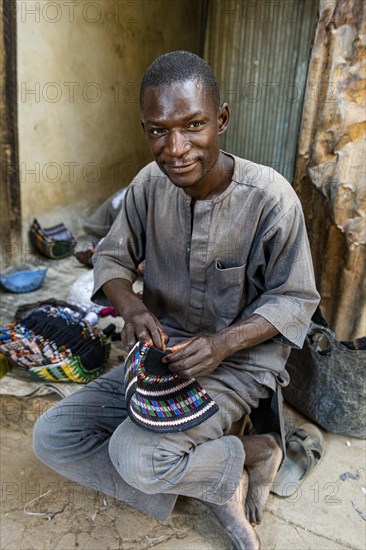 Man in the bazaar