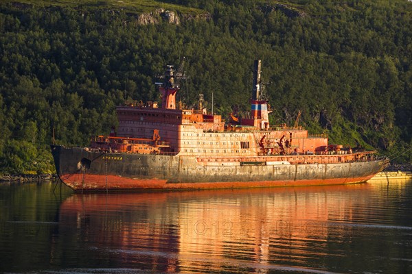 Atomic ice breaker in the harbour of Murmansk