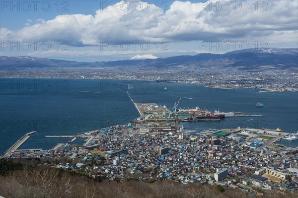 Outlook over Hakodate from Mount Hakodate