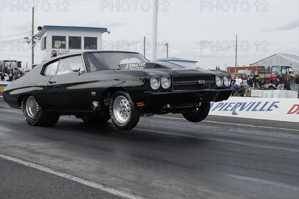 Jump start of a race car