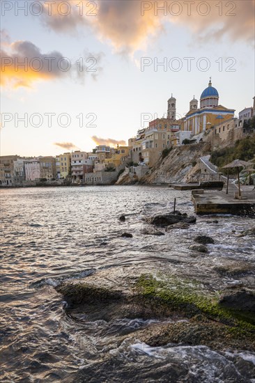 Coast and city view