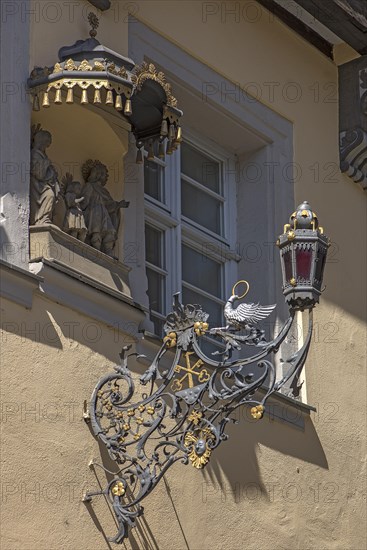 Historic nose sign of a former pub