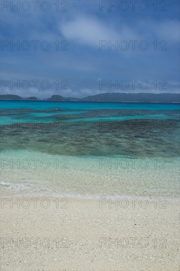 Turquoise waters on Furuzamami Beach