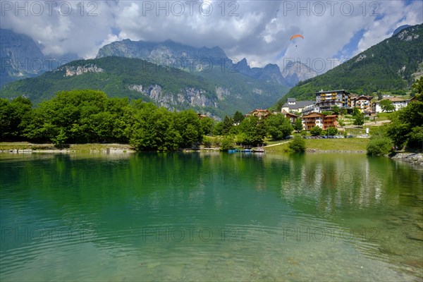 Molveno with Lake Molveno