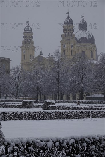 Hofgarten and Theatine Church