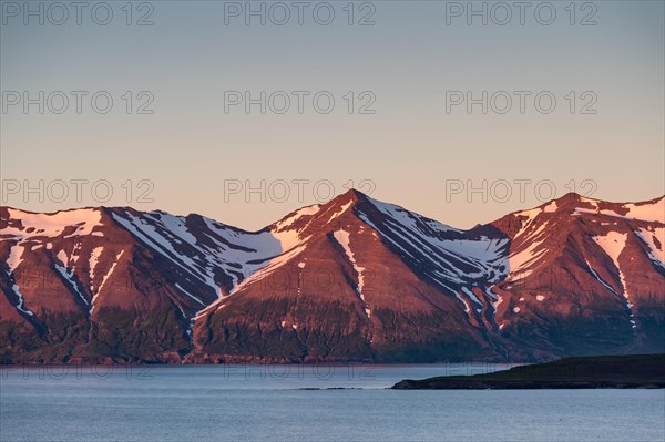 Mountains in the evening light