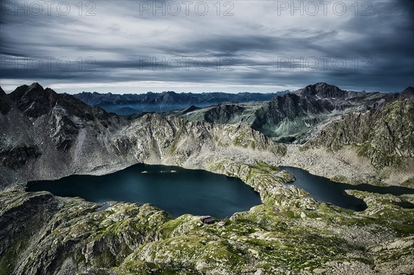 Mountains and clouds