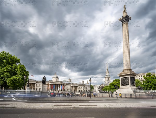 Trafalgar Square with National Gallery