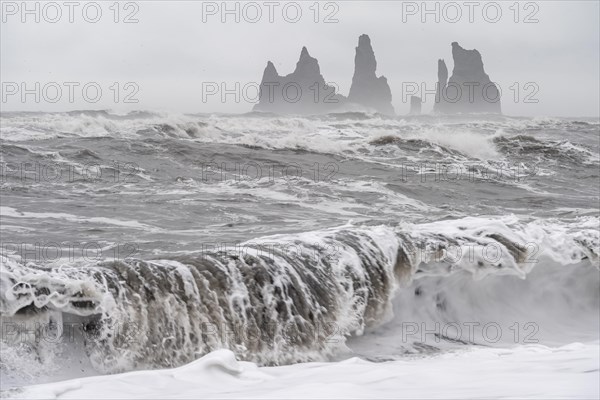 Storm with strong surf