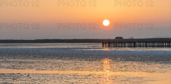 Winter sunset