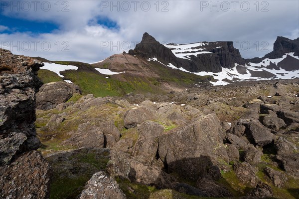 Storuro landslide in Dyrfjoell