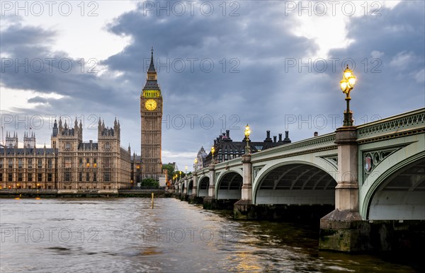 Westminster Bridge with Thames