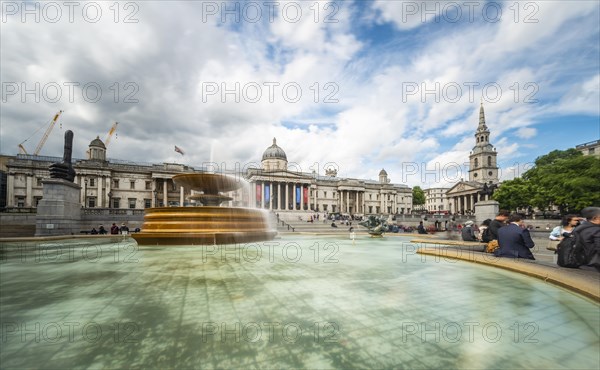 Fountain at Trafalgar Square