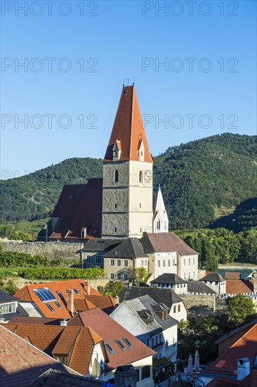 Church Pfarrkirche Mariae Himmelfahrt in Weissenkirchen on the Danube