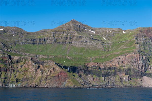 Coastal landscape near Seyoisfjoerour