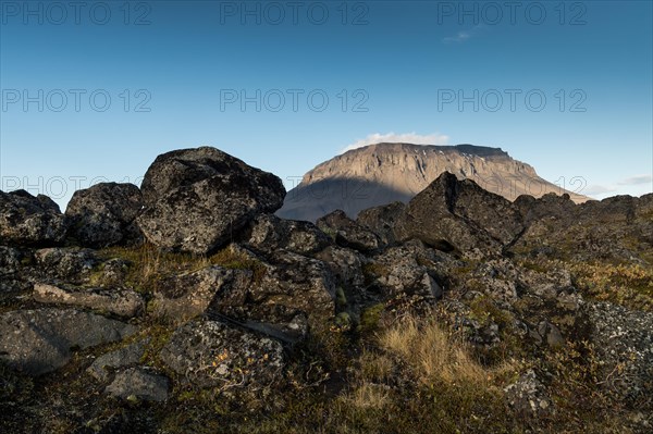 Table volcano Heroubreio or Herdubreid