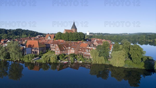 Aerial view of the old town