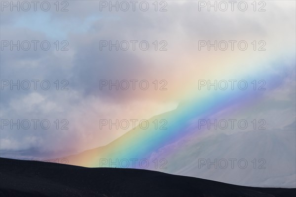 Rainbow and clouds