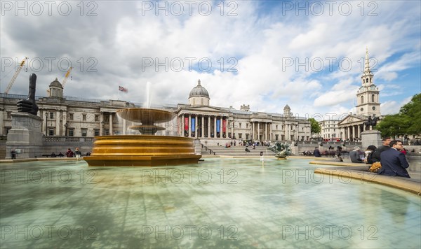 Fountain at Trafalgar Square