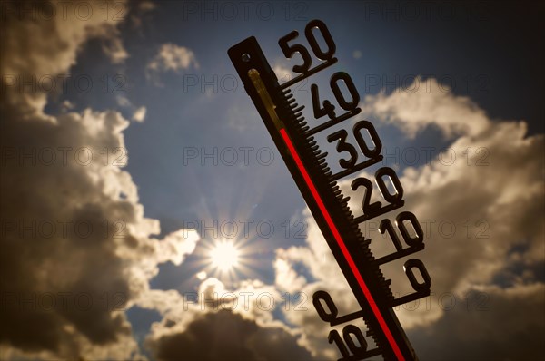 Symbolic image heat wave