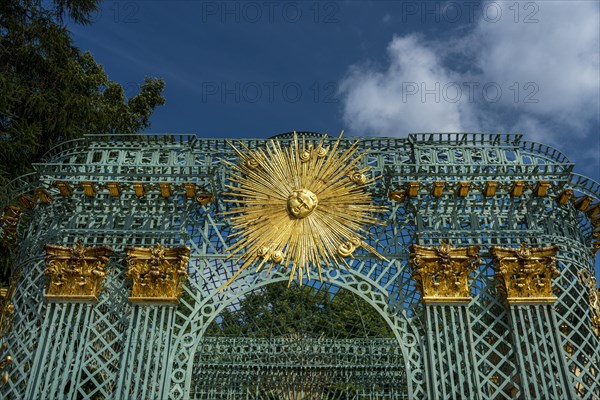 Western lattice pavilion at Sanssouci Palace in Potsdam