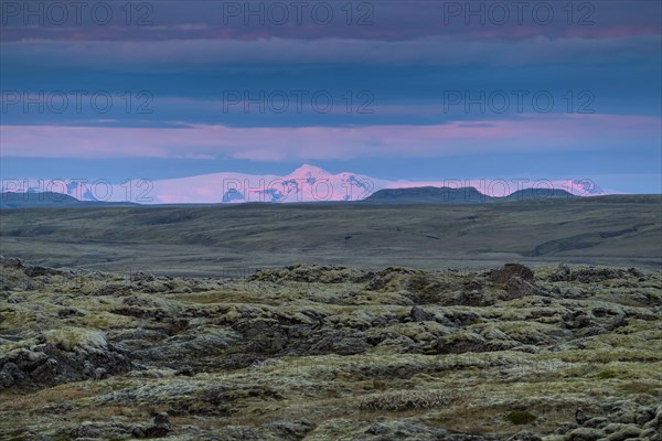 Moss-covered Laki crater or Lakagigar