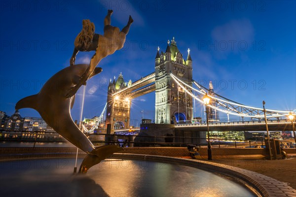 Illuminated Tower Bridge