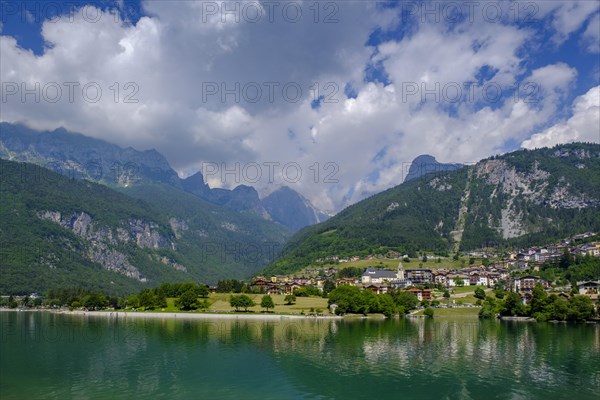 Molveno with Lake Molveno