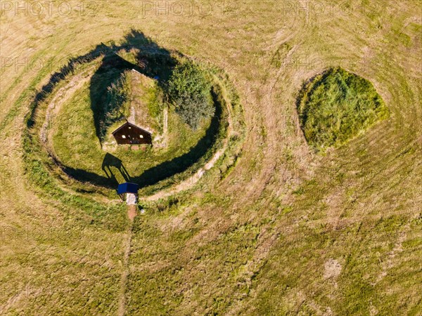 Old peat church of Groef or Grafarkirkja near Hofsos