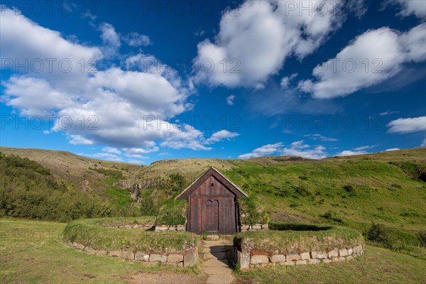 Wooden and peat buildings