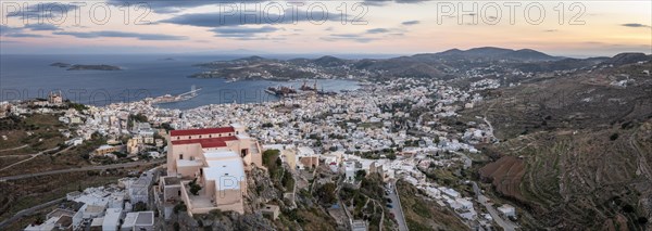 Aerial view of the church Agios Giorgios