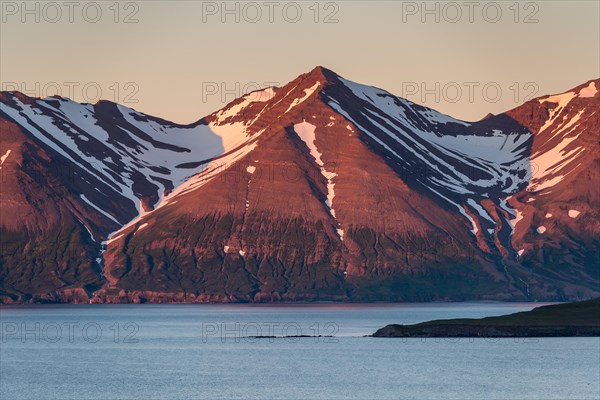 Mountains in the evening light