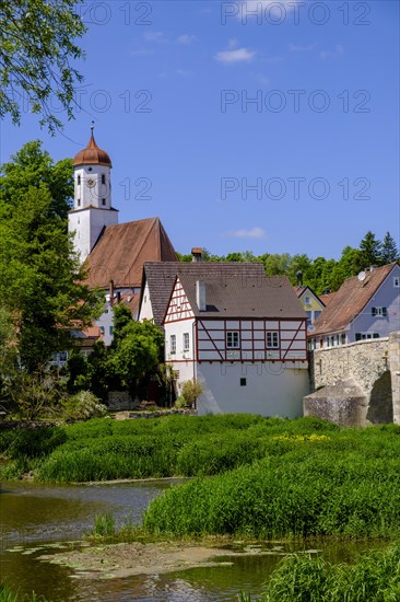 River Woernitz and old town