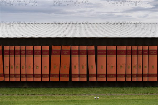 Cultural centre and museum in the form of a bookcase