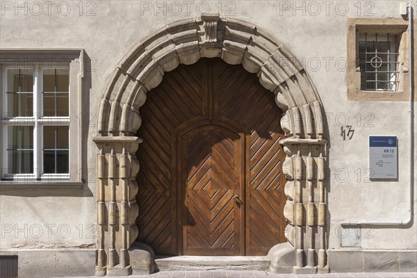 Renaissance entrance portal of the so-called Hochzeitshaus