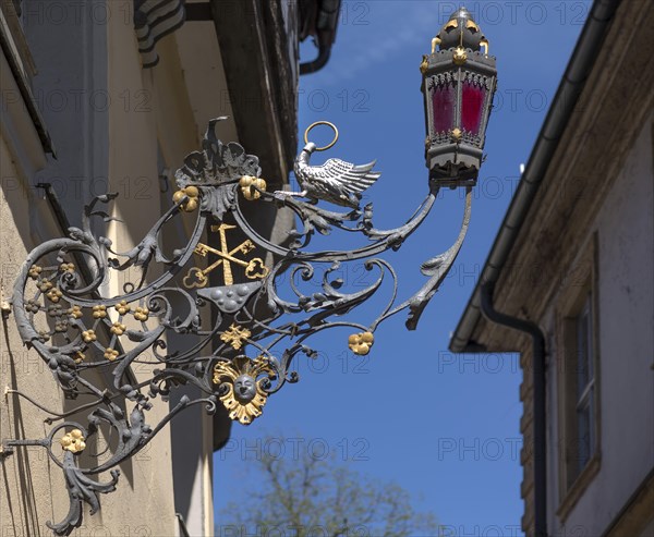 Historic nose sign of a former pub