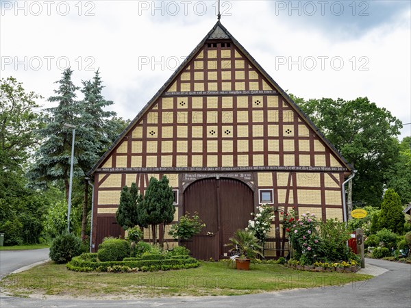 Half-timbered house in the Rundlingsdorf Meuchelfitz